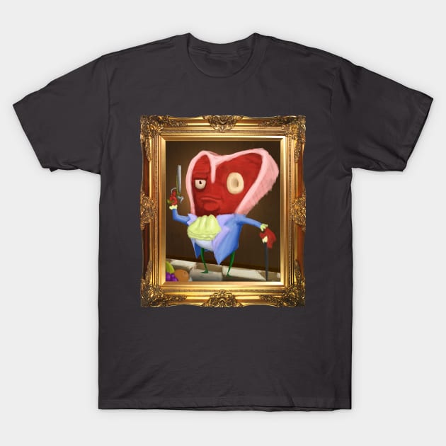 Sir Beef Beefleton T-Shirt by evthompson057